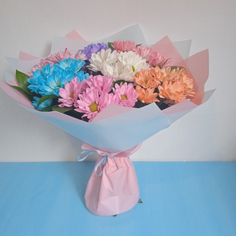 Букет хризантем Мозаика