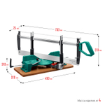 KRAFTOOL Alligator 3D, 600 мм, стусло прецизионное поворотно-наклонное (15451-600)