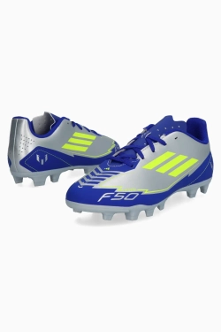 Бутсы adidas F50 Club Messi FG/MG Junior - серебряный