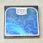 Весы напольные механические до 130кг "Синяя абстркция"