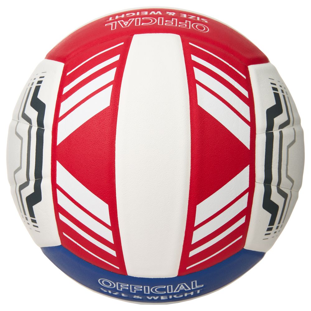 Мяч вол. TORRES VB 1000, V32415, р.5, синт.кожа (микрофибра), клееный, бут.кам, бел-син-красный