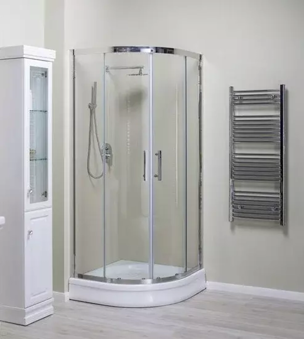 Душевой уголок Aquanet Delta NPE2142 100x100, R550, прозрачное стекло