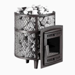 Банная печь «Атмосфера М КТТ» сетка нержавейка до 14 м³