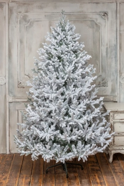 Искусственная елка Имперская заснеженная 210 см., литая хвоя+пвх, ЕлкиТорг (145210)