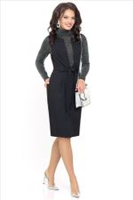 Сарафан Стиль жизни классика блэк DStrend (Акция)