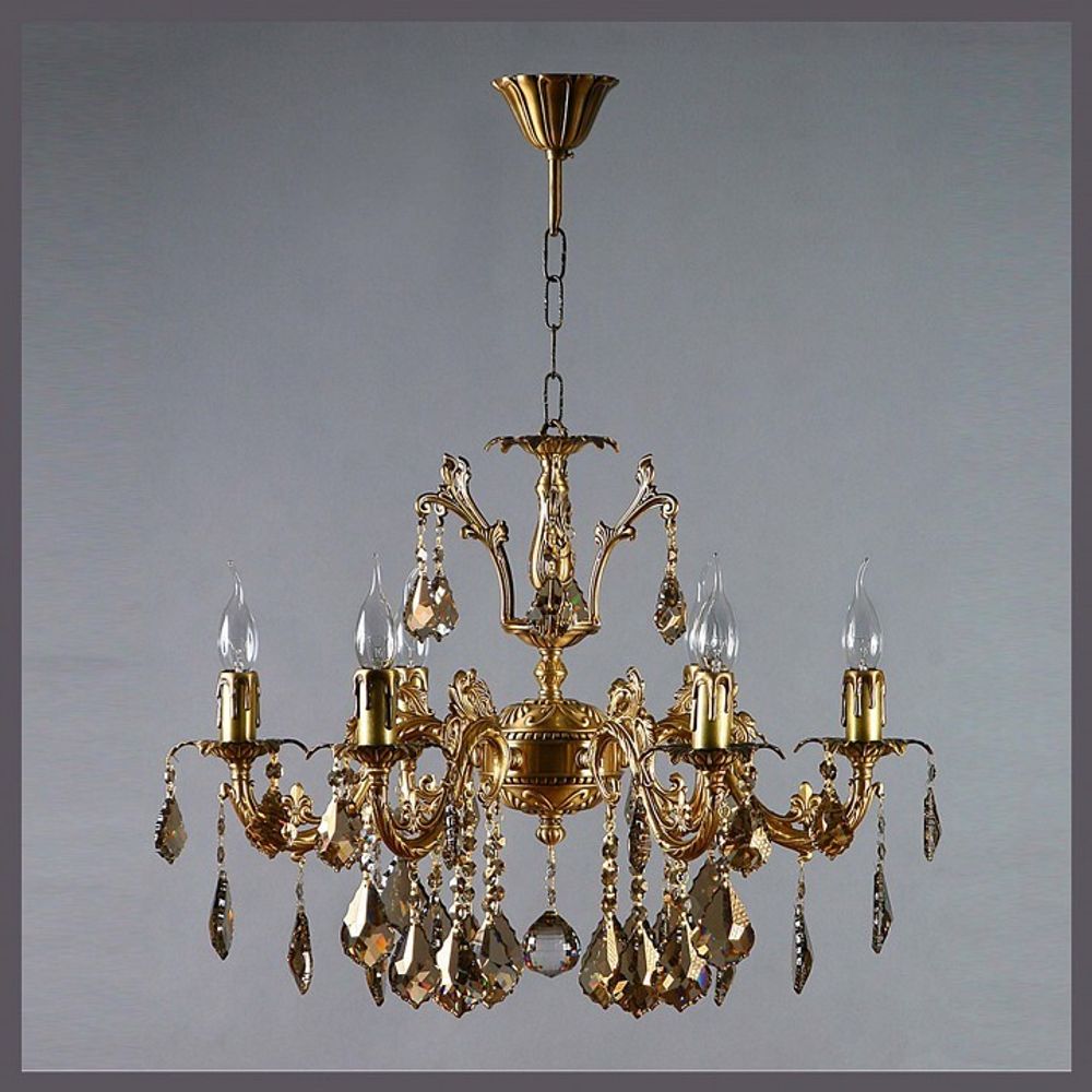 Подвесная люстра Ambiente by Brizzi Granada 2118/6 AB Honey Leaf