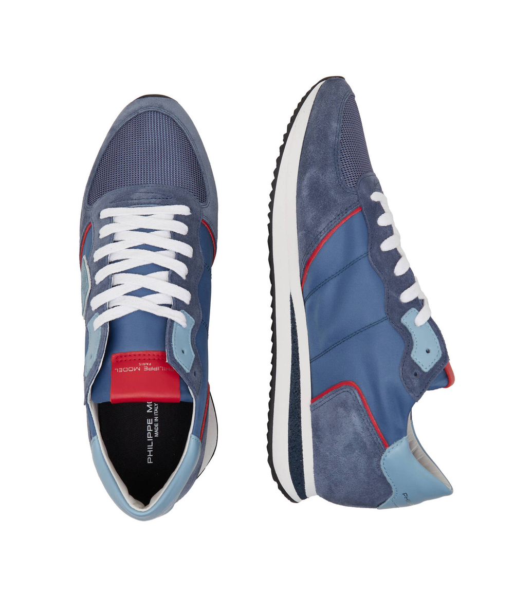 Кожаные кроссовки trpx Philippe Model - темно-синий (TZLU)