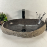 Раковина из речного камня RS-65270 65*40*15 0863
