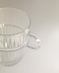 Zara Home чашка из стекла, цвет прозрачный, 10.2 см