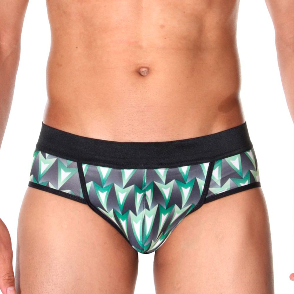 Мужские трусы джоки серые с принтом Cosmos Colors CP50_PBG