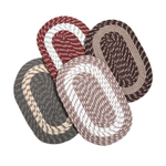 Коврик плетеный 58*88см овал, B054