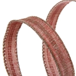 Лента для декорирования «Млечный путь» 1,5 см, 2,7 м, Персиковый