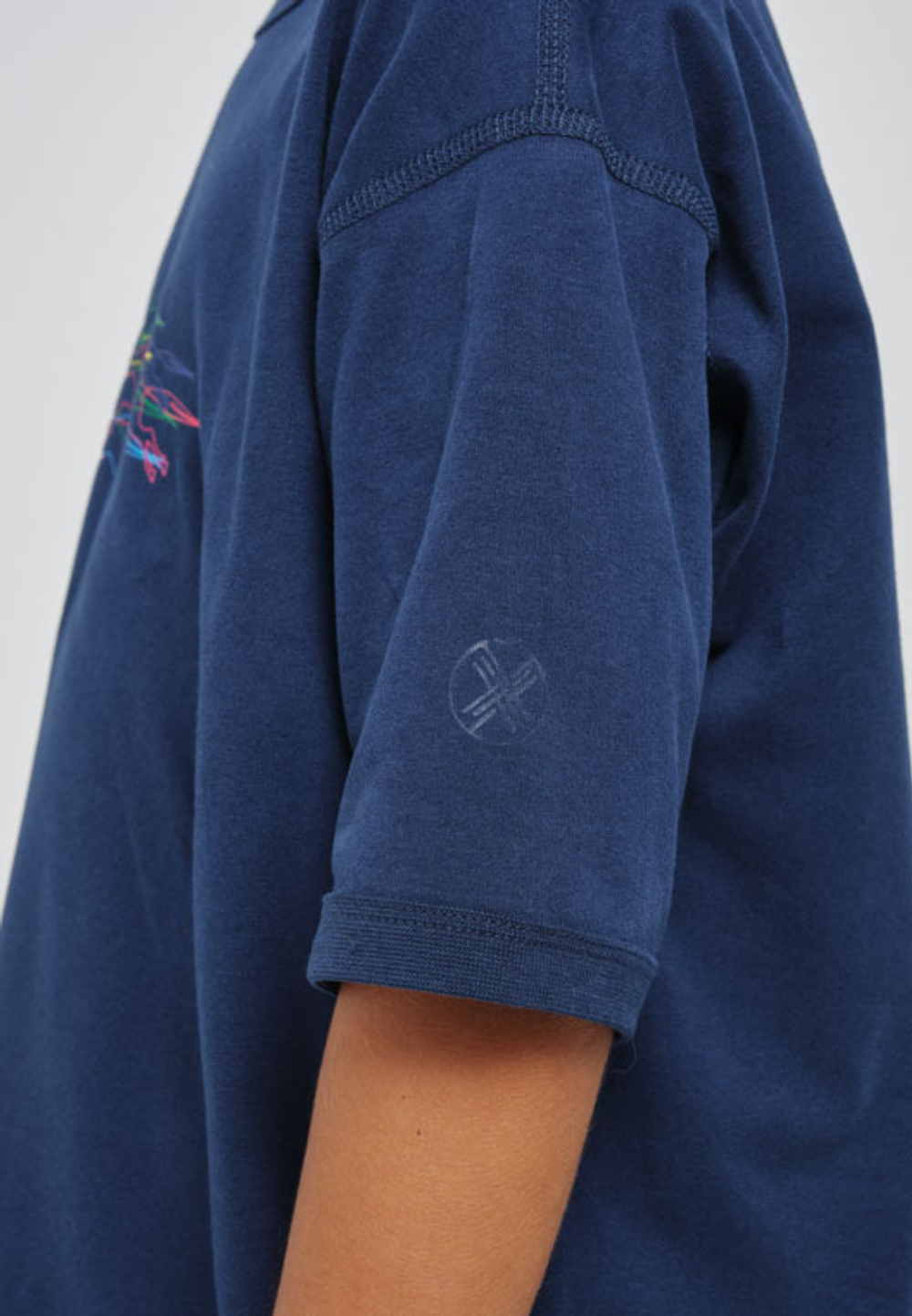 Футболка детская оверсайз ARGYMAQTAR DARK BLUE