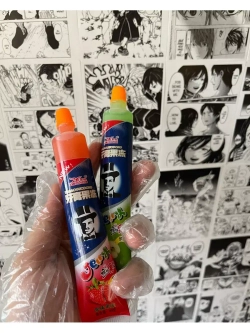 Фруктовое желе-сок в виде зубной пасты ассорти 8 шт