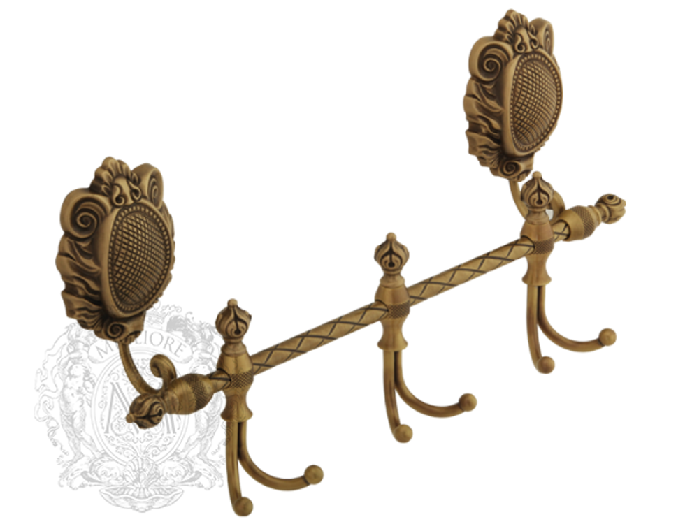 Планка с 3-мя двойными крючок двойной Migliore Cleopatra ML.CLE-60.739.BR купить