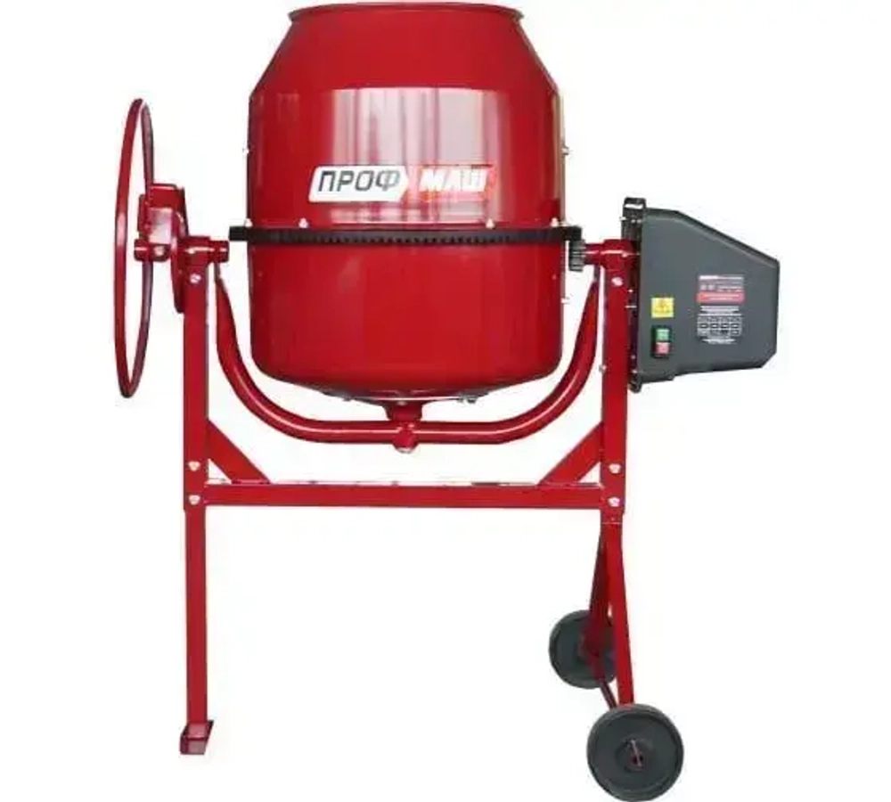 Бетономешалка/бетоносмеситель Профмаш Б160, объем 140 литров/полиамидный венец