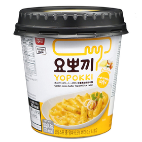Токпокки (рисовые клецки) Yopokki со сливочно-луковым соусом, 120 гр