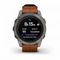 Garmin Fenix 7 Pro Sapphire Solar – титан, кожаный ремешок, премиальные умные часы