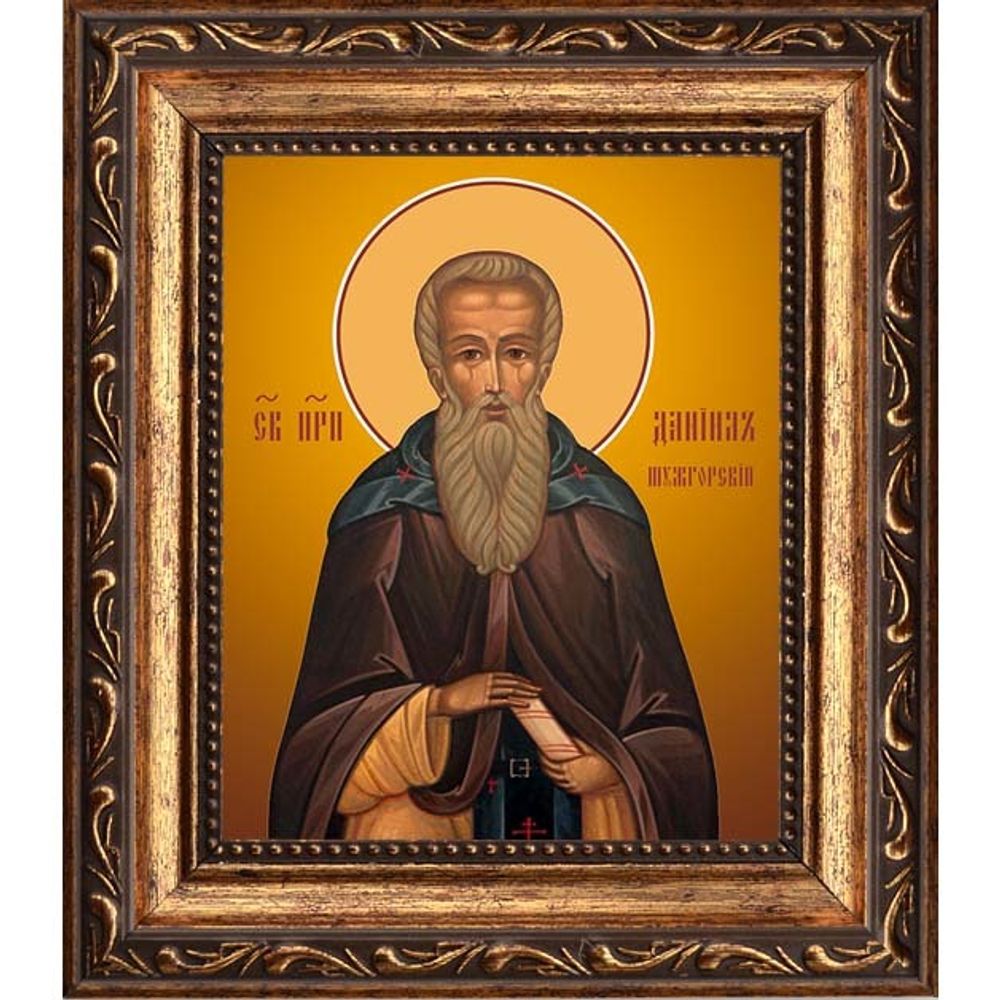 Даниил Шужгорский преподобный. Икона на холсте.