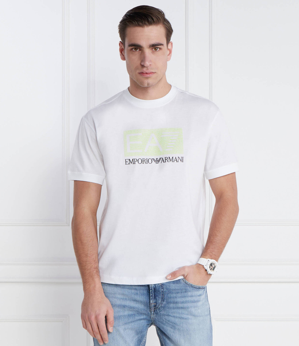 Футболка EA7 - белый(3DPT40 PJFBZ)