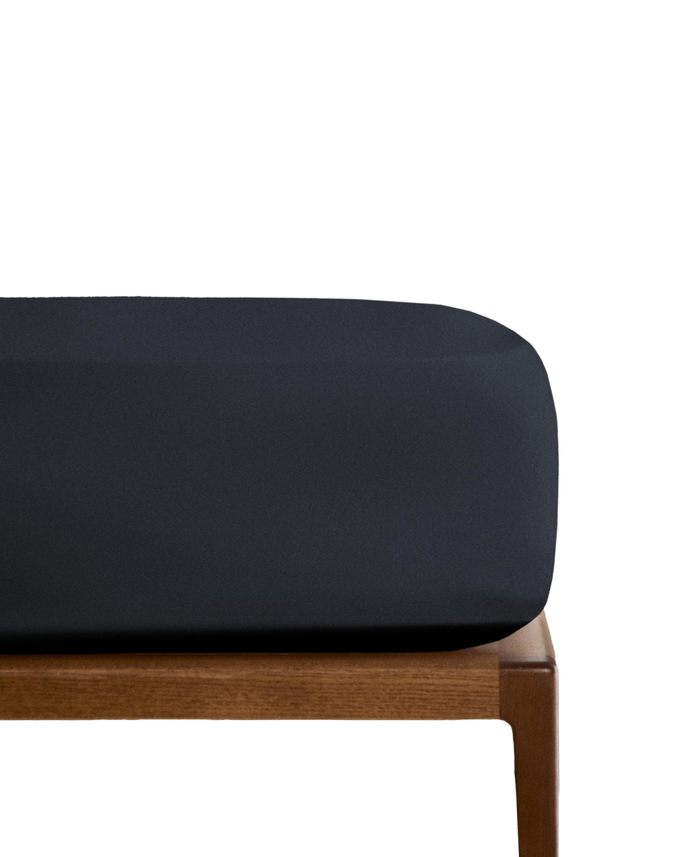 Простыня на резинке Zara Home сатин, хлопок 100%, однотонный, 1100/900