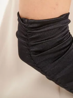 Перчатки длинные атласные