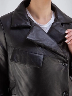 Куртка кожаная из натуральной кожи утепленная