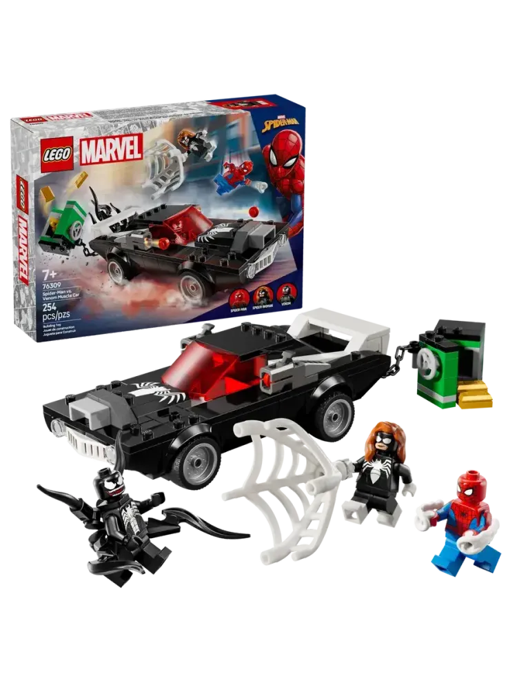 Конструктор Marvel 76309 Человек-паук против маслкара Венома