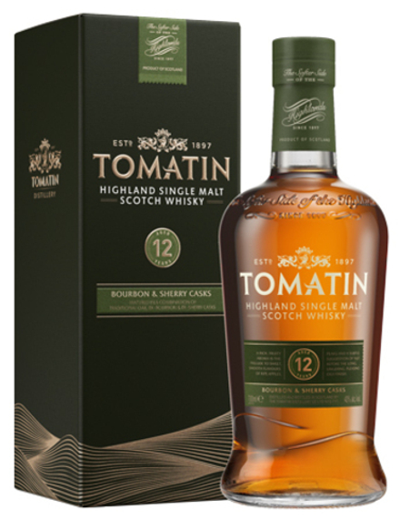 Виски Tomatin 12 years 43% 0,7 л