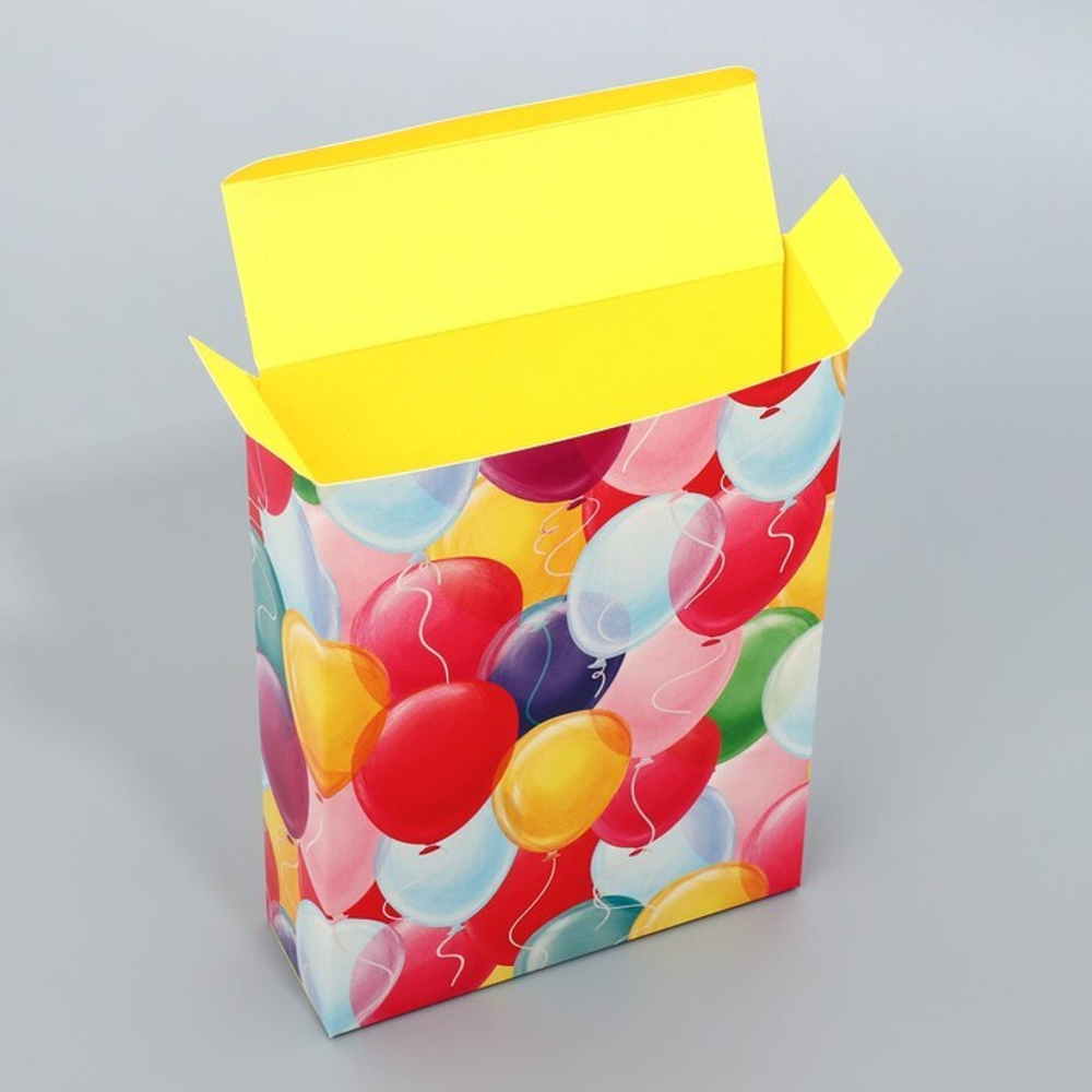 Складная коробка «С Днем Рождения», 21× 15 × 5 см