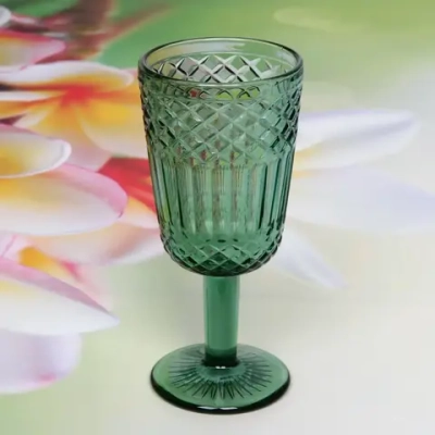 Бокал для вина 330мл «Emerald» Ромбы