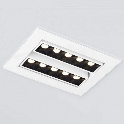 Встраиваемый светильник Elektrostandard 9923 LED 20W 4200K белый/черный