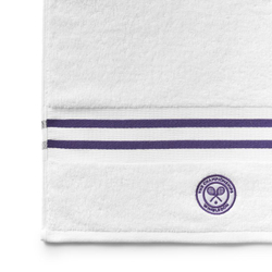 Теннисное полотенце Wimbledon Baseline Towel Set - white/purple
