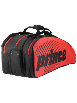 Теннисная сумка Prince Tour Challenger красная (9 ракеток)