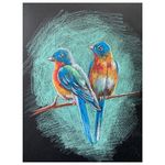 Альбом для пастели, картон ЧЕРНЫЙ+ОЛИВКОВЫЙ 630 г/м2, 207x297 мм, 5+5 листов, BRAUBERG ART, 105923