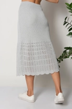 Юбка И 019/св.серый