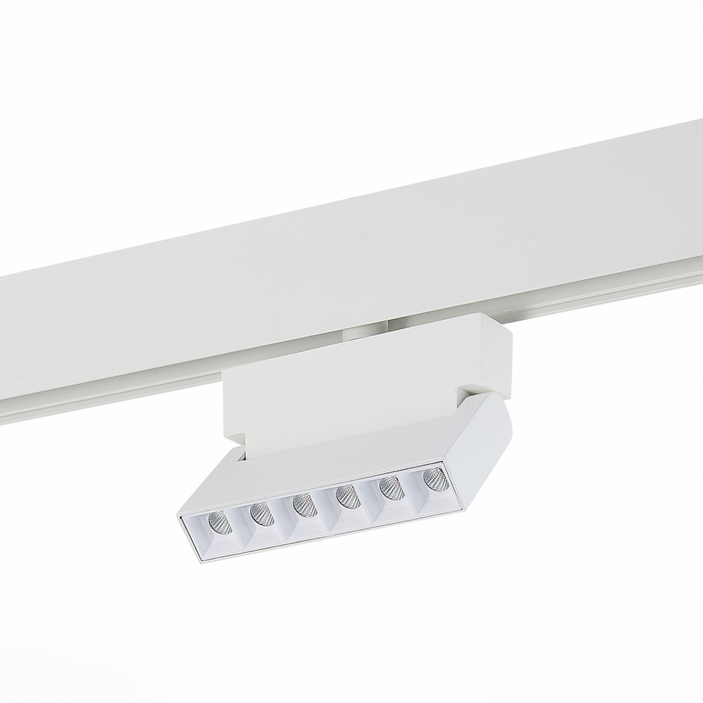 ST362.546.06 Магнитный трековый светильник белый LED 1*6W 4000K 532Lm Ra&gt;80 36° IP20 L120xW22xH134 48V