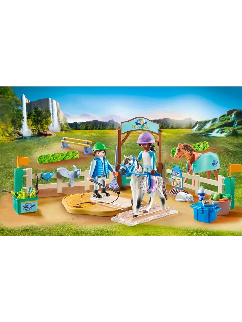 Набор Современная школа верховой езды Playmobil 71637