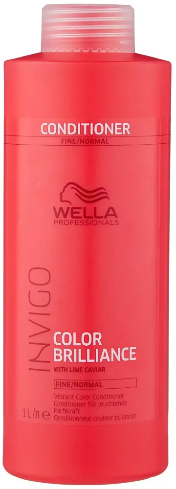 Wella Invigo Color Brilliance Бальзам-уход для защиты цвета окрашенных нормальных и тонких волос 1000 мл