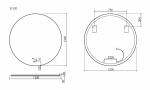 Зеркало LED Sancos Sfera SF1200