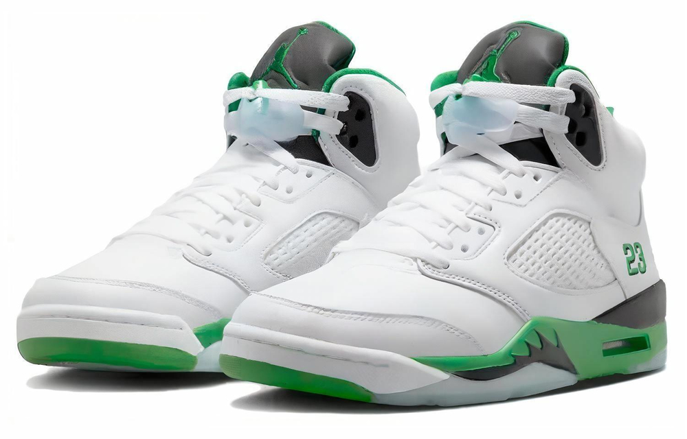 Кроссовки Jordan Air Jordan 5 "Lucky Green" (Женская размерная сетка)