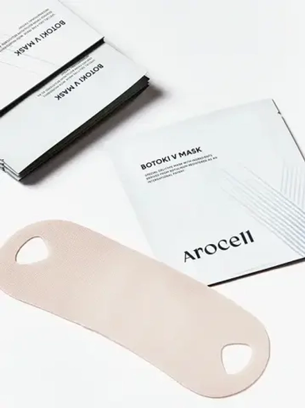 Эластичная маска для подтяжки и укрепления нижней трети лица AROCELL Botoki V Mask