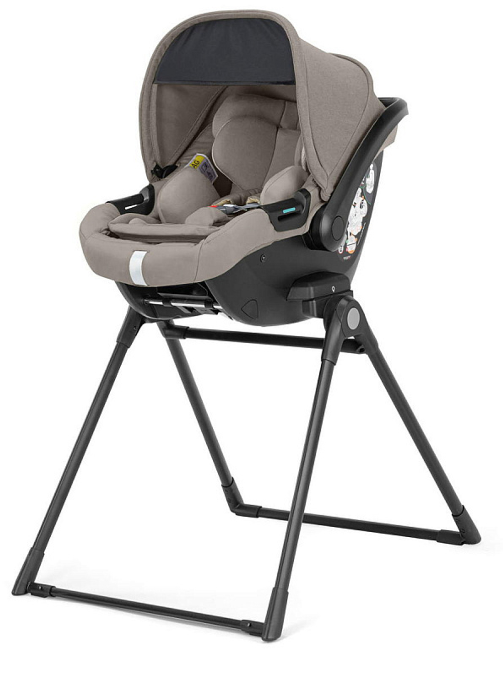 Коляска 3 в 1 Inglesina Electa System Quattro DRW 2025 с подставкой под люльку Battery Beige