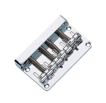 BB012-CR Бридж (струнодержатель) для бас-гитары, хром, Paxphil