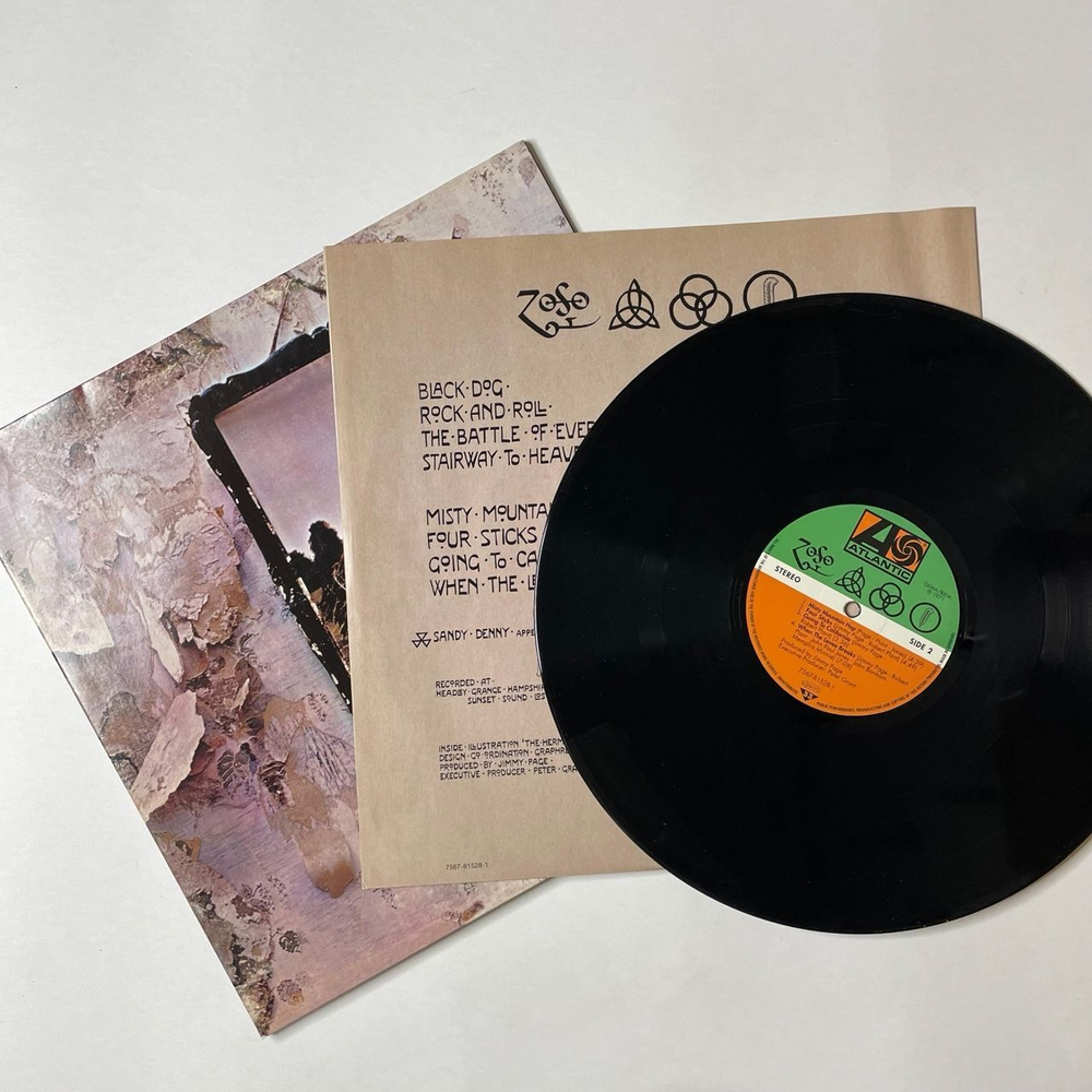 Винтажная виниловая пластинка LP Led Zeppelin IV (Germany 2009)