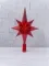 Елочная макушка Звезда Востока 25 см., пластик, красный, Christmas DeLuxe (89603)