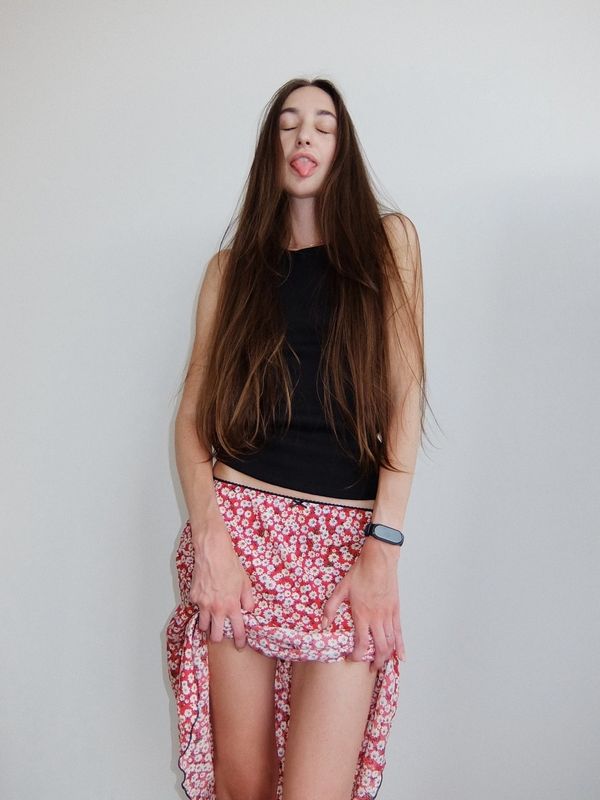 Юбка Midi Lolita Red Flower - фото 2