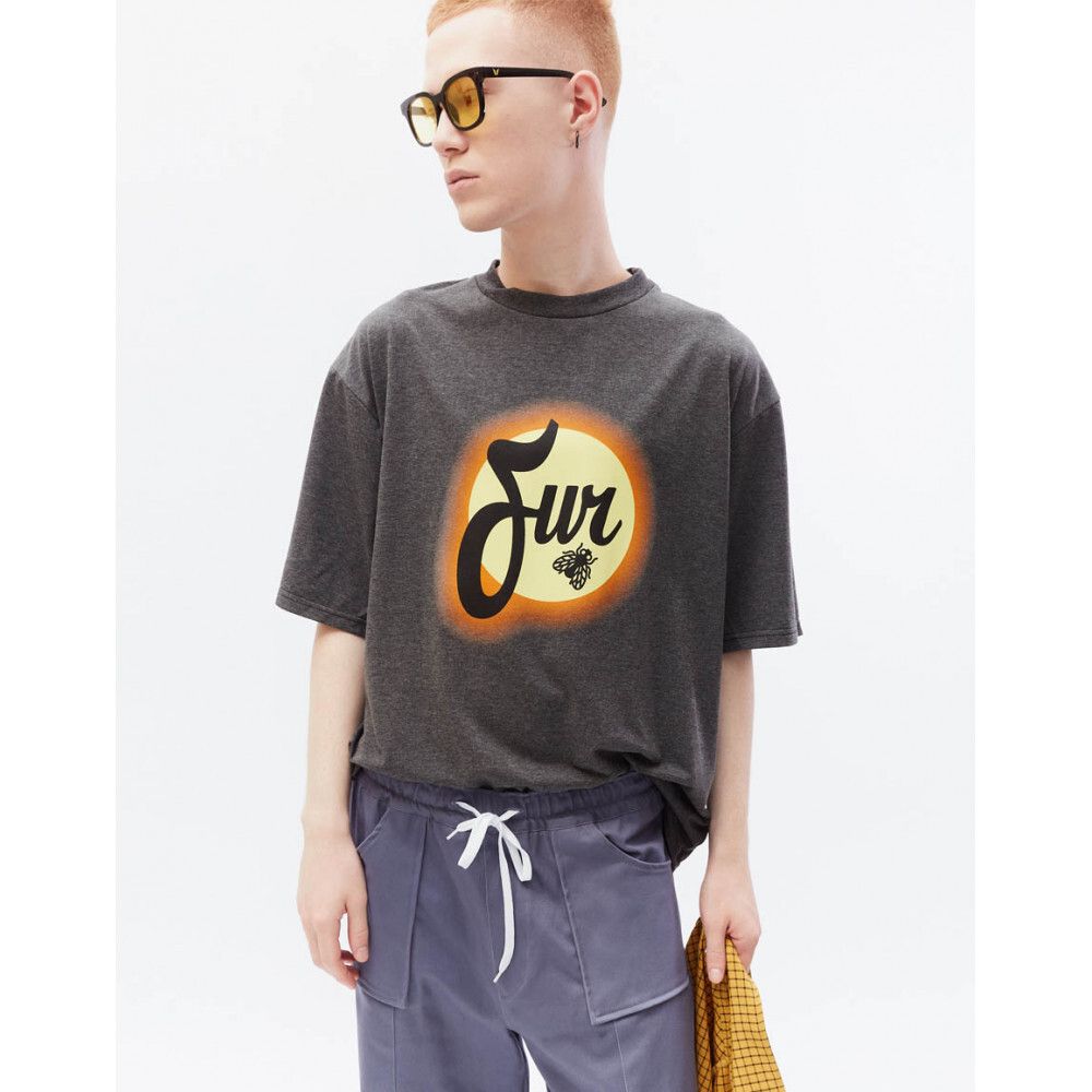 Купить Футболка БИЧ Муха темно-серый меланж Футболка БИЧ Муха темно-серый меланж