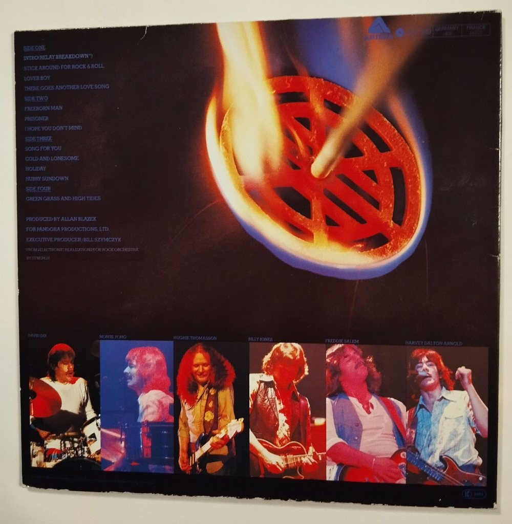 Винтажная виниловая пластинка LP The Outlaws Bring It Back Alive (Germany 1978)