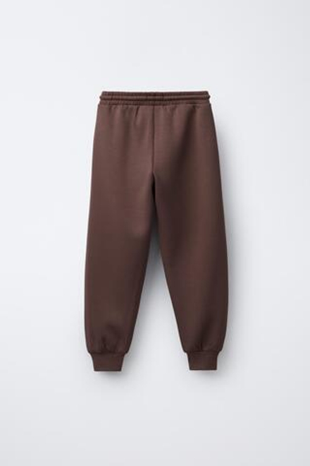 ZARA СПОРТИВНЫЕ БРЮКИ-ДЖОГГЕРЫ, ГРАНАТОВЫЙ